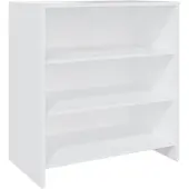 vidaXL Dressoir 70x40,5x75 cm bewerkt hout wit