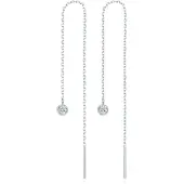 Cilla Jewels Zilverkleurige Dames Ketting Oorbellen met Zirkonia