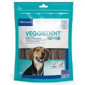 Virbac Veggiedent kauwstrips hond M 10-30kg (15 st) 1 verpakking