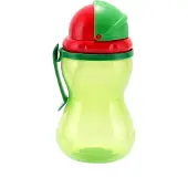Canpol Babies | bidon met opvouwbare siliconen buis | 270 ml | 12m+ Groen