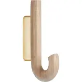 Gejst Hook haak mini 13,3 cm Eikenhout-messing