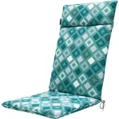 Madison Tuinkussen Grids Sea Blue Hoge Rug