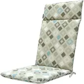 Madison Tuinkussen Grids Natural Hoge Rug