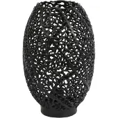 Light & Living Design tafellamp Sinula Ø 24cm - zwart