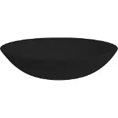 Best design Solid waskom 52x38x14cm met klikwaste solid surface zwart