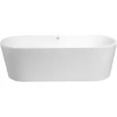 Best design Vrijstaand bad becoma acryl 178x80x55 cm mat wit