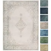 Tesso Living Vloerkleed Roy | Tesso Living katoen beige 225x155 cm vloerkleden | NADUVI