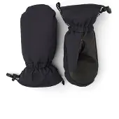 Hestra - Skihandschoenen - Mist Mitt Black voor Unisex - Maat 10 - Zwart