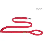 Amiplay Leiband verstelbaar Easy Fix Cotton rood maat-M / 160-300x2cm