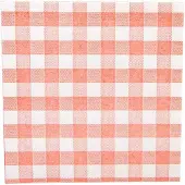 Starpak servetten rood/wit , 33x33 cm, 1 laags. 200 stuks