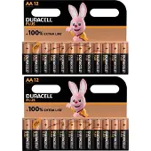 Duracell Alkaline Plus | AA Batterijen - 24 stuks