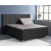 Primaviera Deluxe Splittopper Hoeslaken Satin Grey Satijn-180 x 220 cm