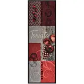 vidaXL Keukenmat wasbaar Tomatoes 60x300 cm