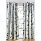 Bonprix Verduisterend gordijn met glanzende bloemenprint (1 stuk) maat H/B: 225/130 cm