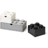 Room copenhagen Opbergbox Desk Drawer Set White Stone Gray Black