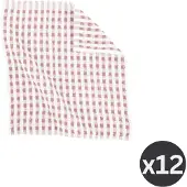 Tiseco Vaatdoek Home Studio Oman Pink (Set van 6) - 32 x 35 cm