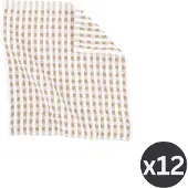 Tiseco Vaatdoek Home Studio Oman Sand (Set van 6) - 32 x 35 cm