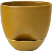 Audo Copenhagen Hydrous Plantenbak Ø12 cm Ochre