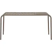 Ebuy24 Stella tuintafel 90x150 cm okkernoot decor.