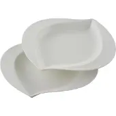 Hutschenreuther Hutschenreuter Luna Weiss Set 2 gourmetbord diep