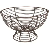 Clayre & Eef Opbergmand Ø 25x14 cm Bruin Ijzer Mand Bruin Mand