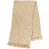 Tiseco Plaid Home Studio Sahara Sand-250 x 260 cm