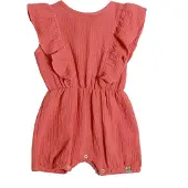 Alwero Dames Jumpsuits Overall Ruffles - Koraal - Maat 92/98