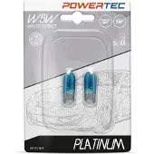 Powertec W5W 12V - Platinum Wedge White Effect - Set