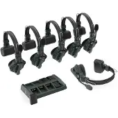 Hollyland Solidcom C1-6S Full-Duplex Wireless DECT Intercom System met 6 Headsets