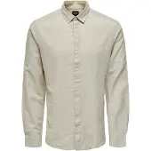 Only & Sons Overhemd 'ONSCaiden' beige