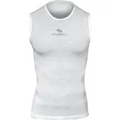 BRUECK Heren mouwloos baselayer T-shirt, wit, maat L (SL10100) (L), Wit, L
