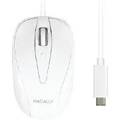 Macally Turbo Optische USB-C muis Wit