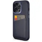 Decoded X Appelhoes Leren iPhone 14 Pro Max Wallet Hoesje Blauw