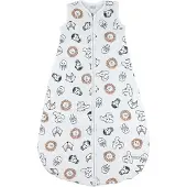 Meyco Baby Animal baby slaapzak rond gevoerd - multicolour - 86cm - 2.5 TOG