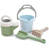 Dantoy BIO Plastic Emmerset - 4 Onderdelen - Blauw/Groen - - OneSize - Zandspeelgoed