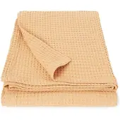 Vandyck Pique Sprei 270 x 250 cm - Apricot Blush