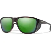 Smith - Zonnebrillen - Embark Matte Tortoise Chromapop Polarized Green Mirror voor Unisex - Zwart