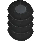 Whirlpool 3x Whirlpool Koolstoffilter AMC037 / 484000008783