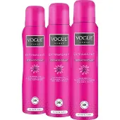 Vogue Extravagant Parfum Deodorant - 3 x 150 ml