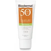 Biodermal 2x Zonnefluïde Gezicht Matterend Spf 50 40 Ml