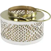Decostar Countryfield Theelichth Ibiza oranje |