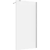 Guido Gusto Inloopdouche 50x200 8mm Nano glas RVS serie Silvio melkglas