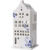 HEINEN - Delfts Blauw - Waxinelichthouder huis tuitgevel