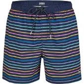 Happy Shorts Heren zwemshort regenboog gestreept