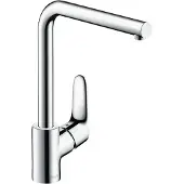Hansgrohe focus m41 eengreeps keukenmengkraan 280 ecosmart, chroom