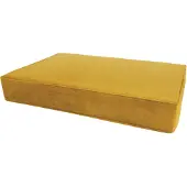 Madison Orthopedisch kussen Velvet geel S