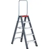 Altrex Falco FDO 5 Dubbele Trap - Aluminium Met Coating - 2 X 5 Treden - Max. Werkhoogte 3,2m