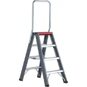 Altrex Falco FDO 4 Dubbele Trap - Aluminium Met Coating - 2 X 4 Treden - Max. Werkhoogte 2,95m