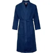 Badrock Wafel badjas voor sauna marineblauw S - unisex