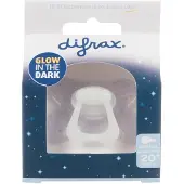 Difrax 2x Fopspeen Natural 18+ Mnd Nacht